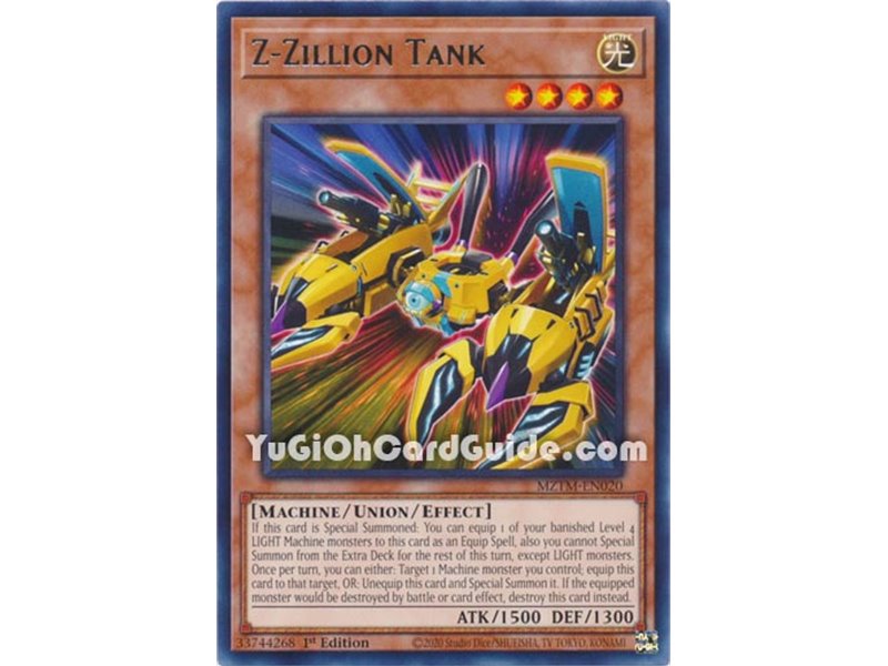 Z-Zillion Tank (Rare)