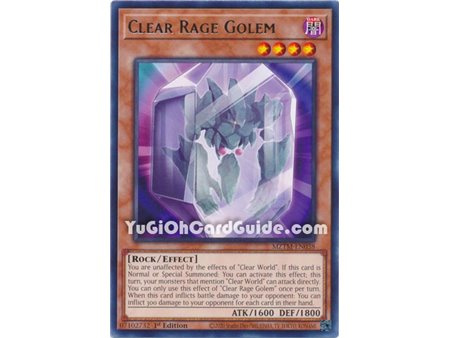 Clear Rage Golem (Rare)