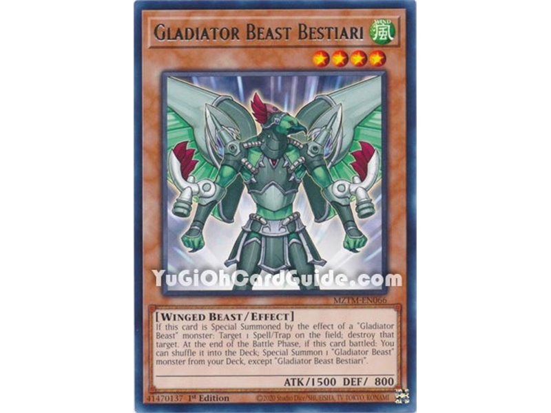 Gladiator Beast Bestiari (Rare)