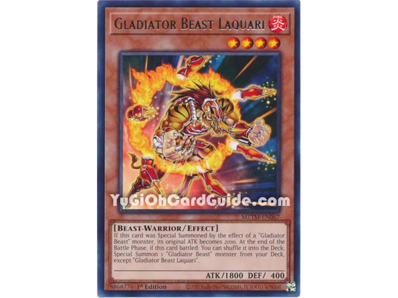 Gladiator Beast Laquari (Rare)