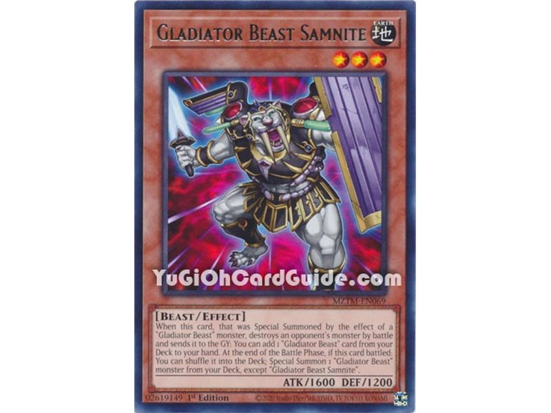 Gladiator Beast Samnite (Rare)