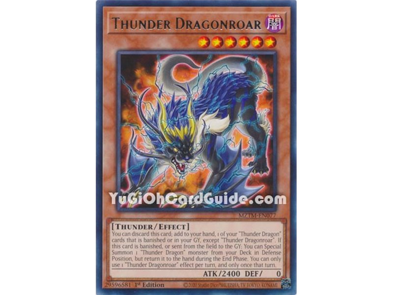 Thunder Dragonroar (Rare)