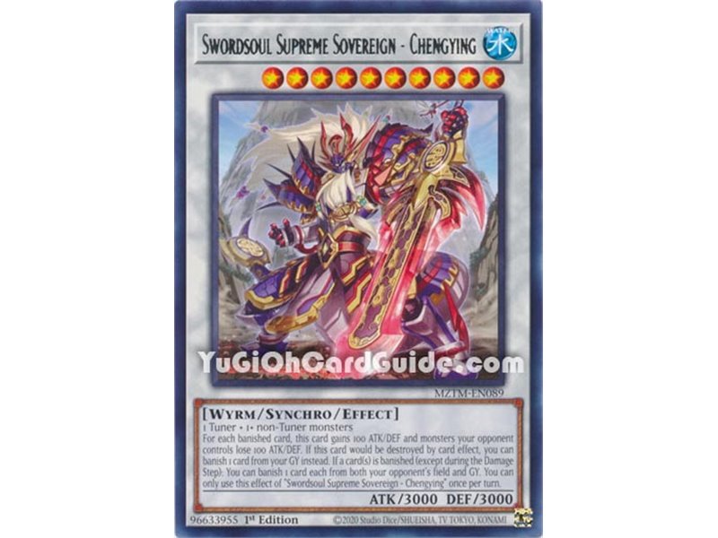 Swordsoul Supreme Sovereign - Chengying (Rare)