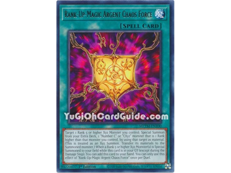 Rank-Up-Magic Argent Chaos Force (Rare)