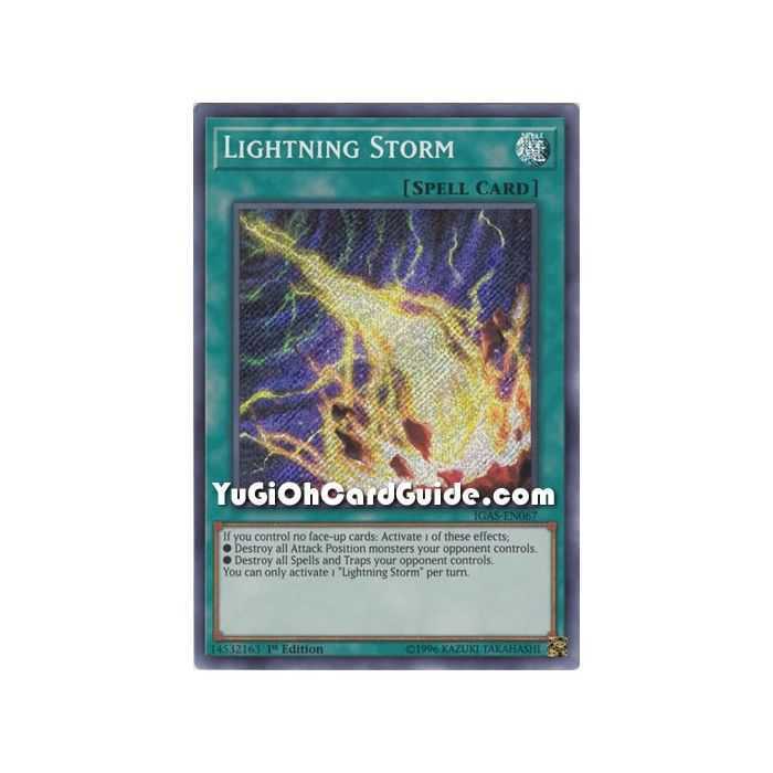 Lightning Storm (Starlight Rare) – Ignition Assault | Carta YUGIOH en México