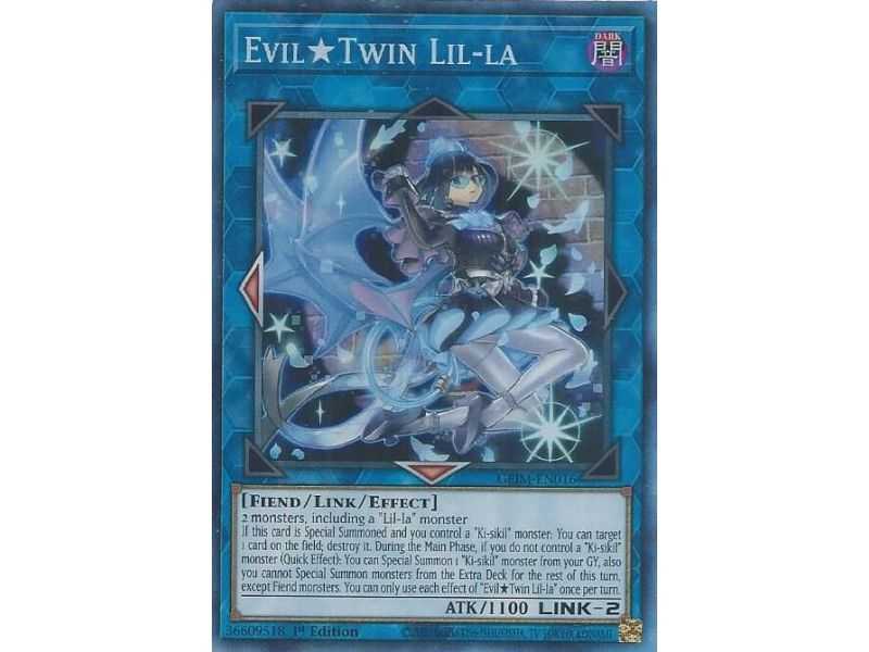 Evil*Twin Lil-la (Collector's Rare) – Genesis Impact | Carta YUGIOH en México