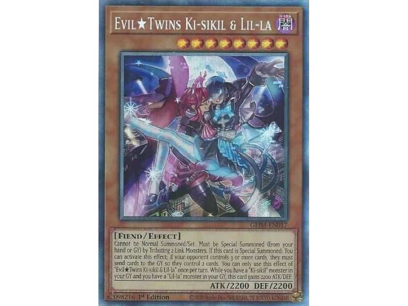 Evil*Twins Ki-sikil & Lil-la (Collector's Rare) – Genesis Impact | Carta YUGIOH en México