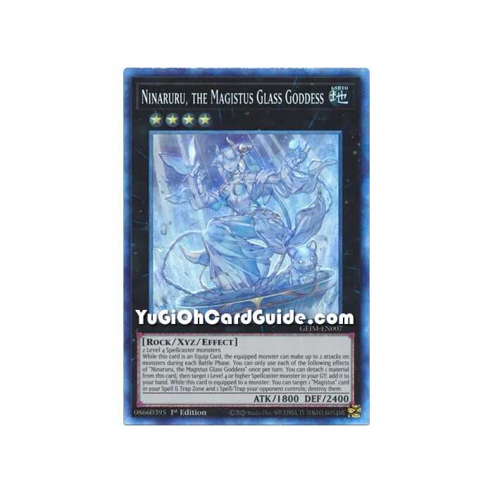 Ninaruru, the Magistus Glass Goddess (Collector's Rare) – Genesis Impact | Carta YUGIOH en México