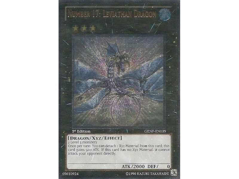 Number 17: Leviathan Dragon (Ultimate Rare) – Generation Force | Carta YUGIOH en México