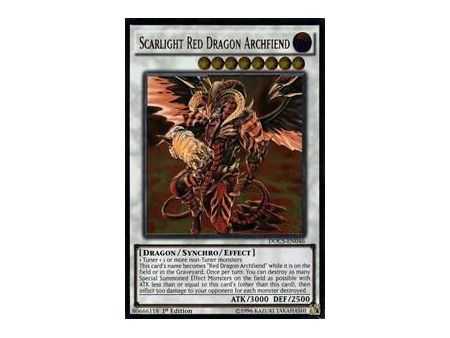 Scarlight Red Dragon Archfiend (Ultimate Rare) – Dimension of Chaos | Carta YUGIOH en México