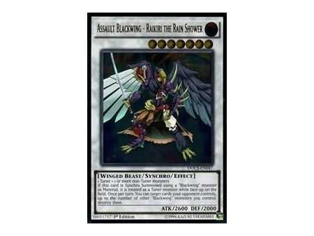 Assault Blackwing - Raikiri the Rain Shower (Ultimate Rare) – Dimension of Chaos | Carta YUGIOH en México