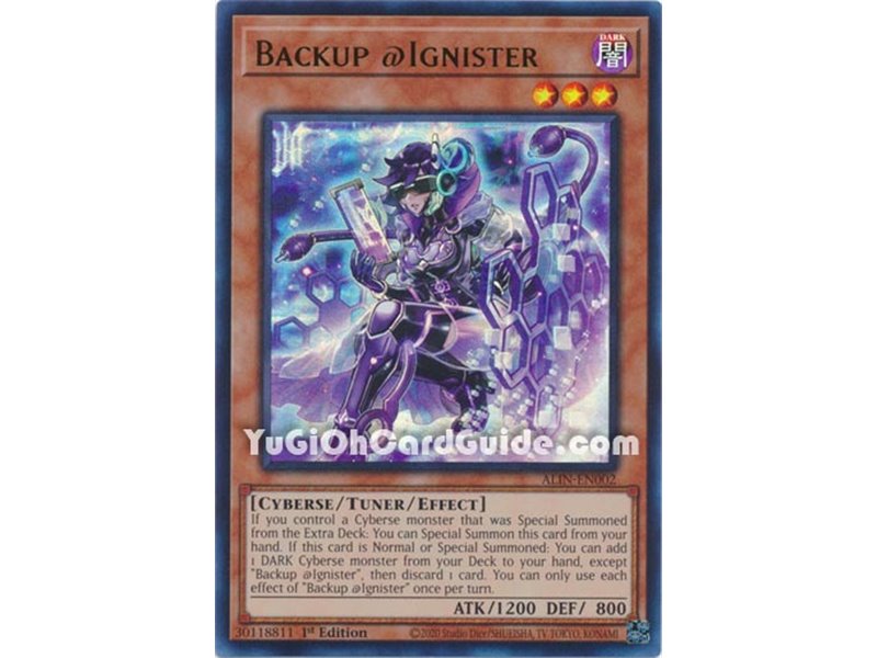 Backup @Ignister (Quarter Century Secret Rare)