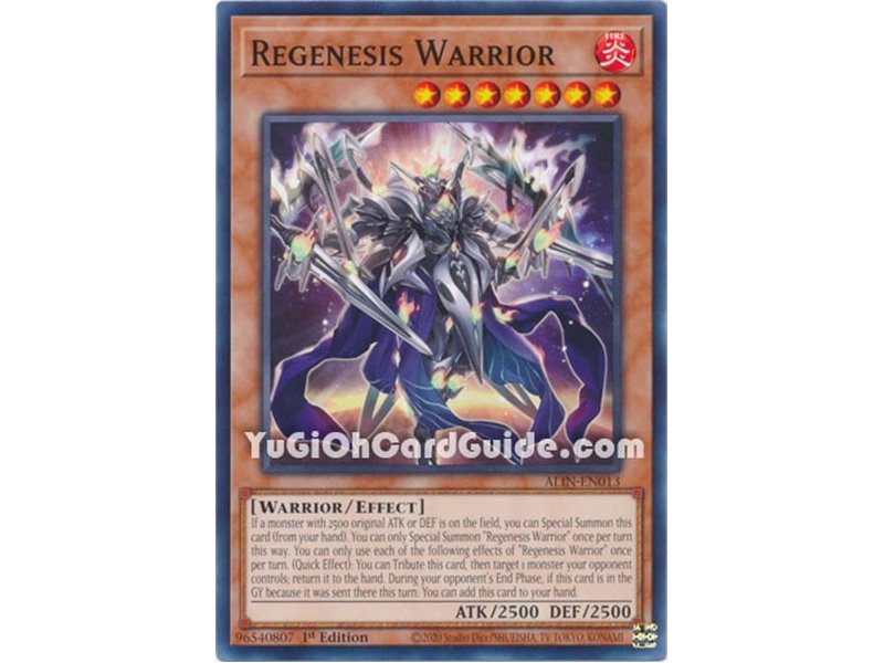 Regensis Warrior (Common)
