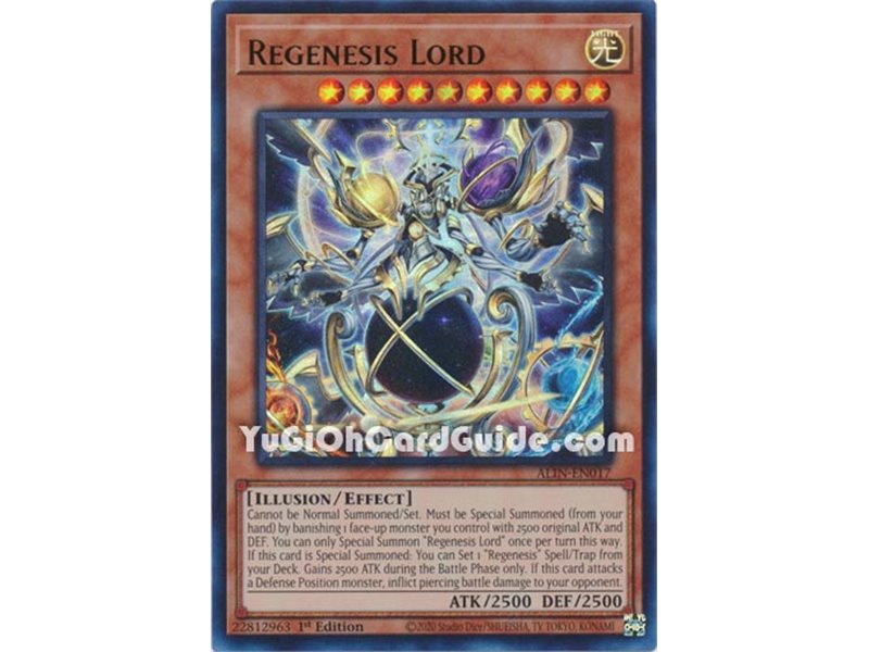 Regensis Lord (Quarter Century Secret Rare)