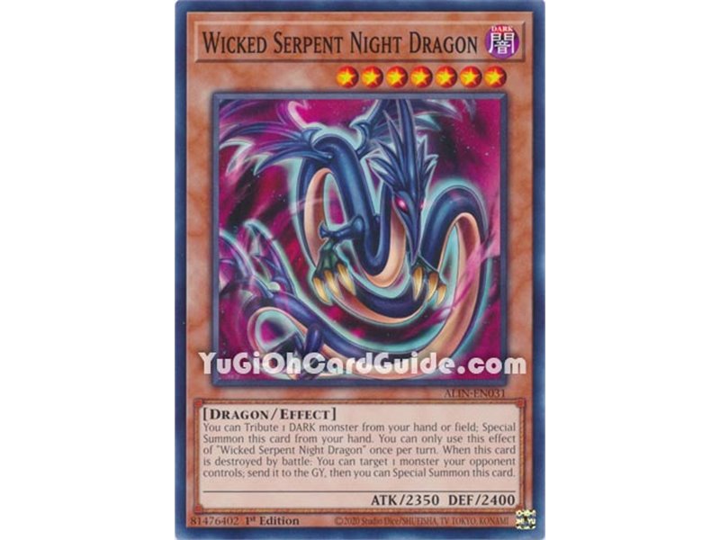 Wicked Serpent Night Dragon (Common)