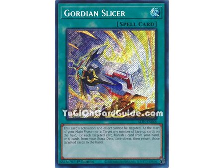 Gordian Slicer (Quarter Century Secret Rare)