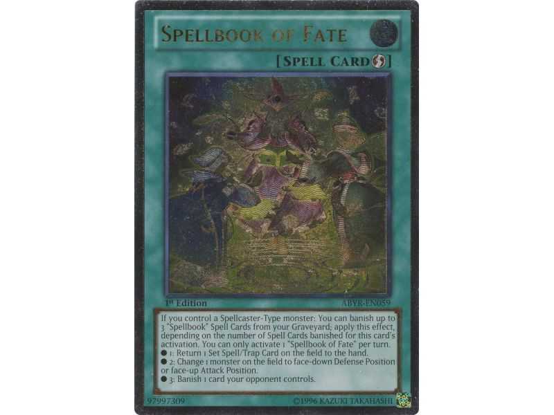 Spellbook of Fate (Ultimate Rare) – Abyss Rising | Carta YUGIOH en México