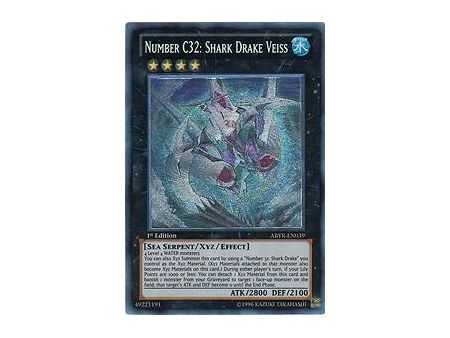 Number C32: Shark Drake Veiss (Ultimate Rare) – Abyss Rising | Carta YUGIOH en México