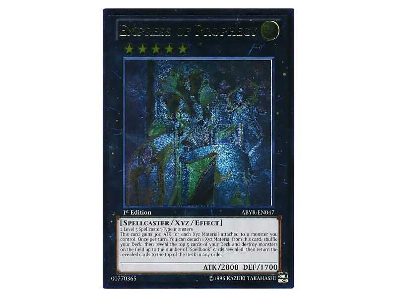 Empress of Prophecy (Ultimate Rare) – Abyss Rising | Carta YUGIOH en México