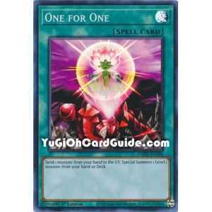 One for One (Collector's Rare) – Amazing Defenders | Carta YUGIOH en México