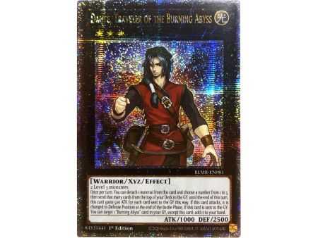 Dante, Traveler of the Burning Abyss (Quarter Century Secret Rare) – Battle of Legends Mounstros Revenge | Carta YUGIOH en Méxic