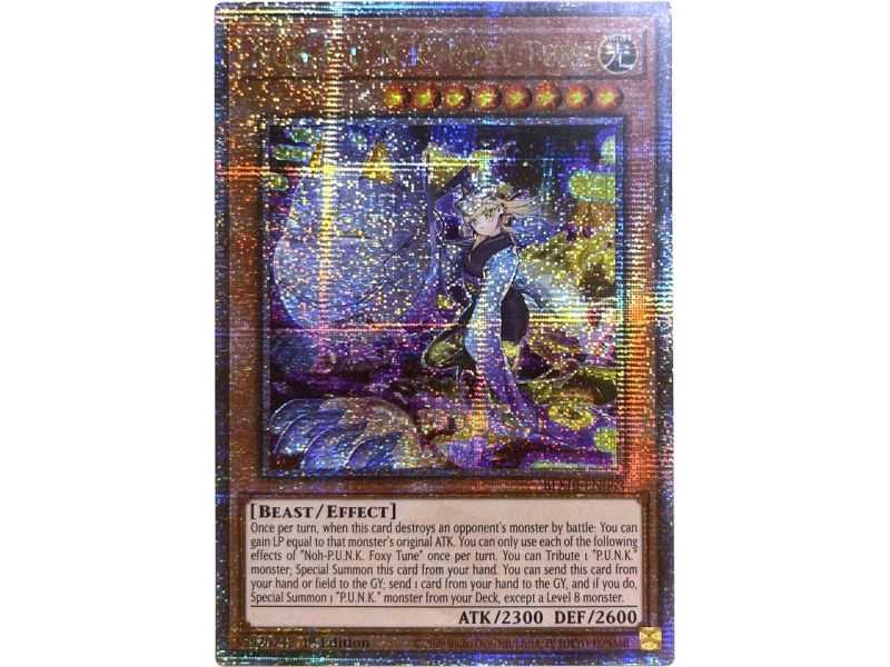 Noh-P.U.N.K. Foxy Tune (Quarter Century Secret Rare) – Battle of Legends Mounstros Revenge | Carta YUGIOH en México