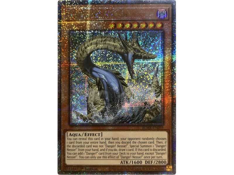 Danger! Nessie! (Quarter Century Secret Rare) – Battle of Legends Mounstros Revenge | Carta YUGIOH en México