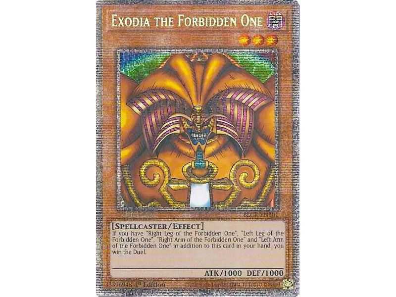 Exodia the Forbidden One (Starlight Rare) – Battles of Legend Crystal Revenge | Carta YUGIOH en México