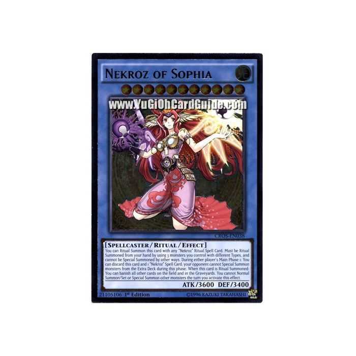 Nekroz of Sophia (Ultimate Rare) – Crossed Souls | Carta YUGIOH en México