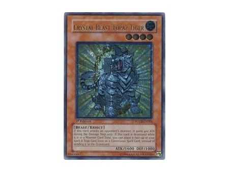 Crystal Beast Topaz Tiger (Ultimate Rare) – Force of the Breaker | Carta YUGIOH en México