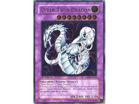 Cyber Twin Dragon (Ultimate Rare) – Cybernetic Revolution | Carta YUGIOH en México