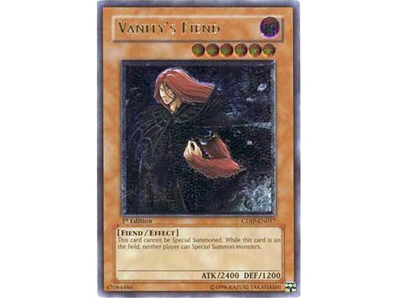 Vanity's Fiend (Ultimate Rare) – Cyberdark Impact | Carta YUGIOH en México