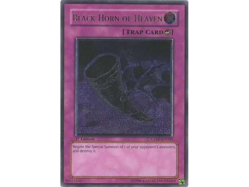 Black Horn of Heaven (Ultimate Rare) – Cyberdark Impact | Carta YUGIOH en México