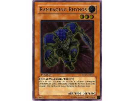 Rampaging Rhynos (Ultimate Rare) – Cyberdark Impact | Carta YUGIOH en México