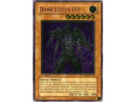 Dark Lucius LV6 (Ultimate Rare) – Cyberdark Impact | Carta YUGIOH en México