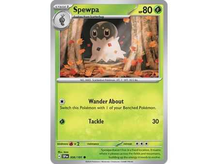 Spewpa (Common) – SV8 Surging Sparks | Carta POKEMON en México
