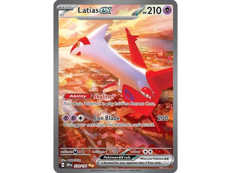 Latias ex (Special Illustration Rare) – SV8 Surging Sparks | Carta POKEMON en México