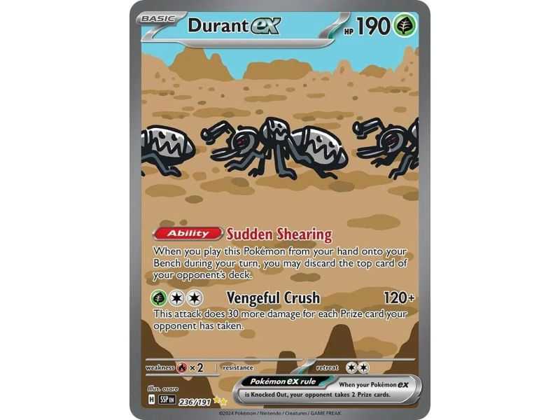 Durant ex (Special Illustration Rare) – SV8 Surging Sparks | Carta POKEMON en México
