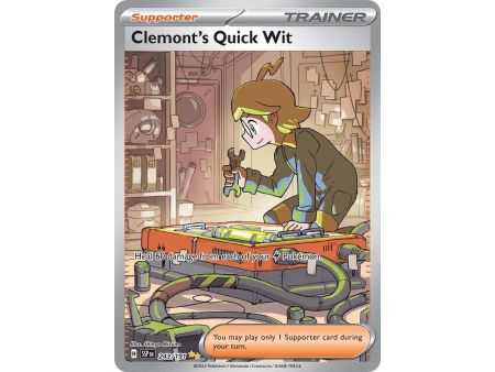 Clemont's Quick Wit (Special Illustration Rare) – SV8 Surging Sparks | Carta POKEMON en México