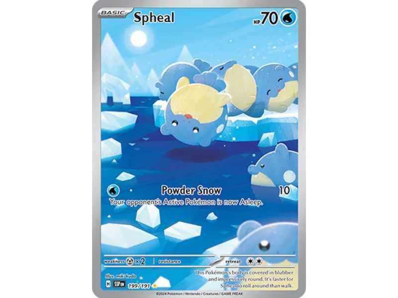 Spheal (Illustration Rare) – SV8 Surging Sparks | Carta POKEMON en México
