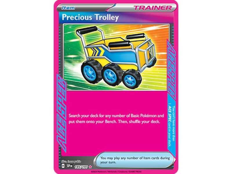 Precious Trolley (ACE SPEC Rare) – SV8 Surging Sparks | Carta POKEMON en México