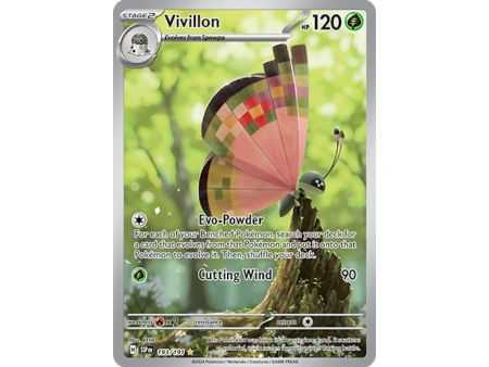 Vivillon (Illustration Rare) – SV8 Surging Sparks | Carta POKEMON en México