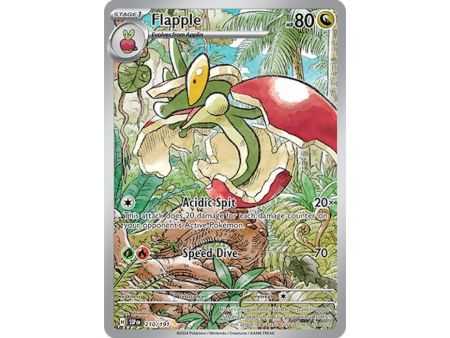 Flapple (Illustration Rare) – SV8 Surging Sparks | Carta POKEMON en México