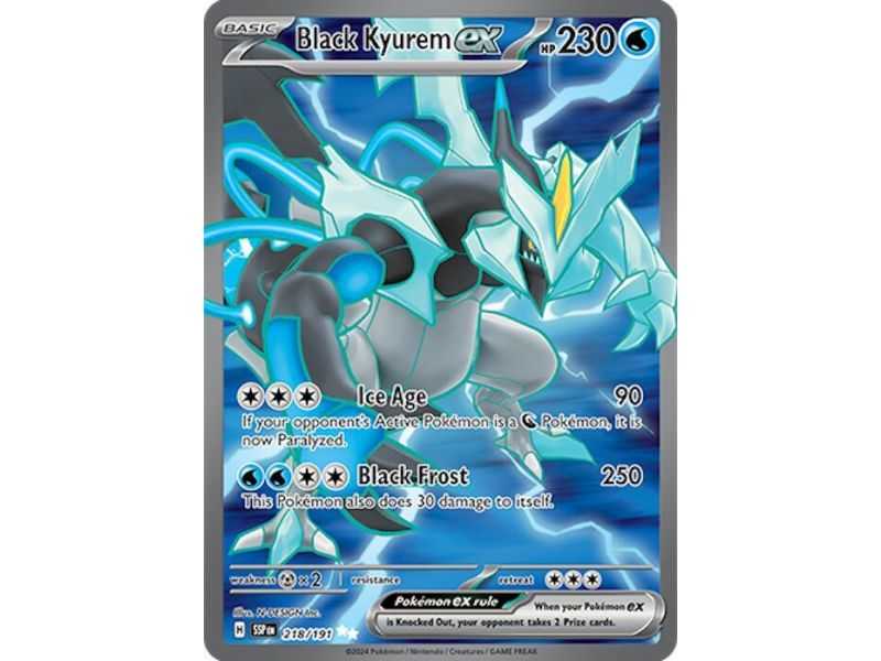 Black Kyurem ex (Full Art) – SV8 Surging Sparks | Carta POKEMON en México