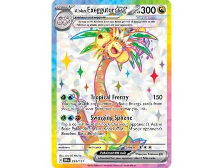 Alolan Exeggutor ex (Full Art) – SV8 Surging Sparks | Carta POKEMON en México