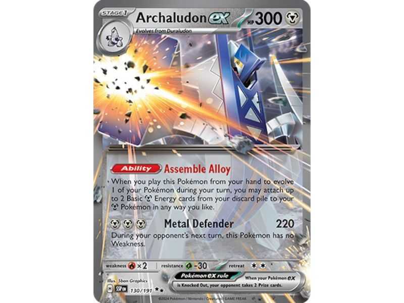 Archaludon ex (Double Rare) – SV8 Surging Sparks | Carta POKEMON en México