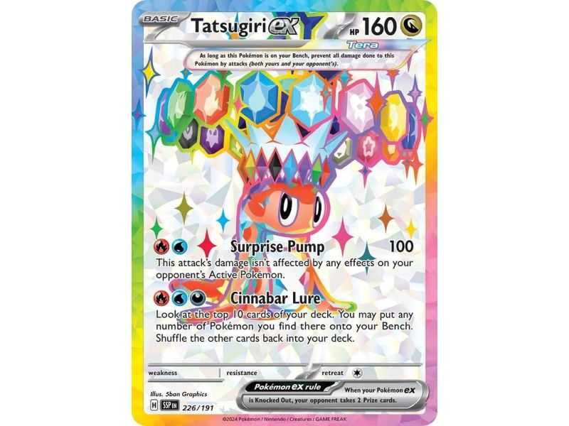 Tatsugiri ex (Full Art) – SV8 Surging Sparks | Carta POKEMON en México