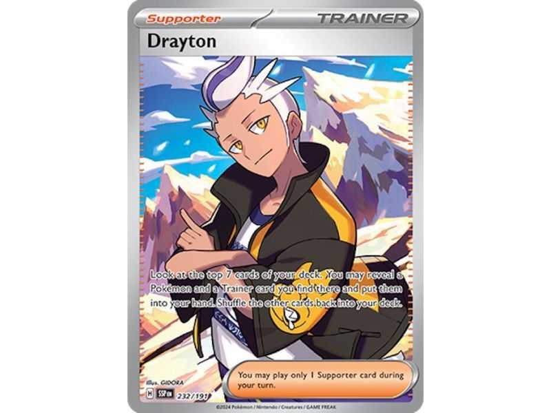 Drayton (Full Art) – SV8 Surging Sparks | Carta POKEMON en México