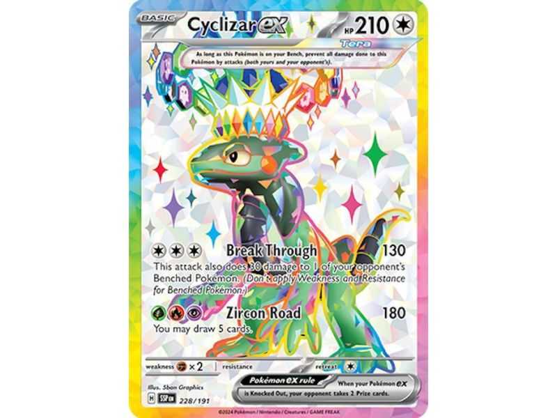 Cyclizar ex (Full Art) – SV8 Surging Sparks | Carta POKEMON en México