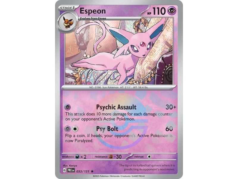 Espeon (Poke Ball Pattern) – SV8.5 Prismatic Evolutions | Carta POKEMON en México